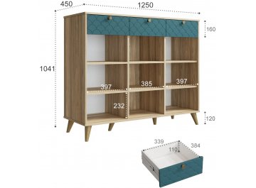 Модульная гостиная Велламо ВО-104