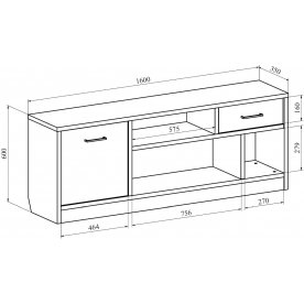Модульная гостиная Виктория-002 комплектация 1