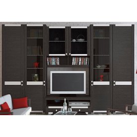 Стенка для гостиной Фиджи (комплектация 31) венге цаво