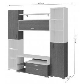 Готовая гостиная Лофт 7