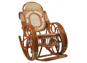 Кресло-качалка Stuart / коньяк