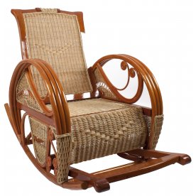 Кресло-качалка Valua / коньяк