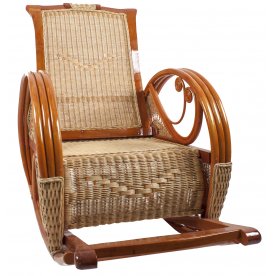 Кресло-качалка Valua / коньяк