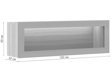 Шкаф навесной Нобиле ПН-ФС НЛа