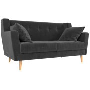 велюр серый