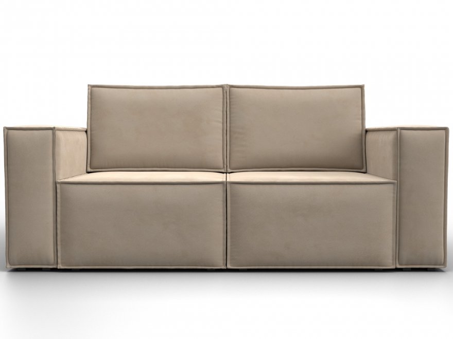 Диван Куба мини велюр бежевый