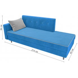 Диван-кушетка Селена левый