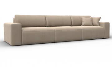 Диван Лига-036 НПБ Классик Лонг бежевый велюр