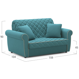 Диван Moon Family 123 159 см с независимым пружинным блоком