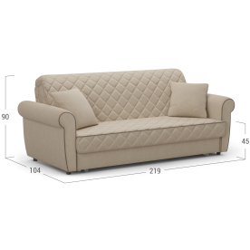 Диван Moon Family 123 219 см с независимым пружинным блоком