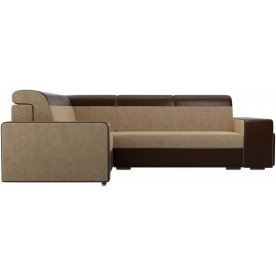 Диван угловой Мустанг с двумя пуфами