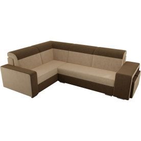 Диван угловой Мустанг с двумя пуфами