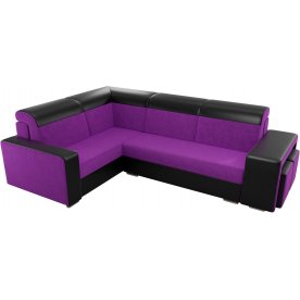 Диван угловой Мустанг с двумя пуфами