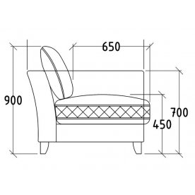 Диван Sorrento 250
