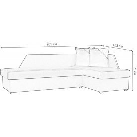 Диван Андора правый