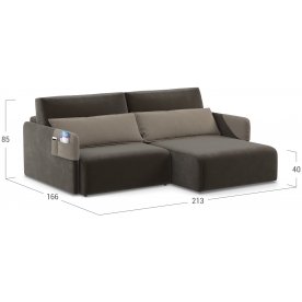 Диван угловой Moon Family 118 правый