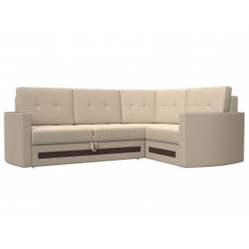 Диван угловой Белла правый экокожа