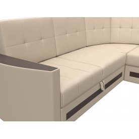 Диван угловой Белла правый экокожа