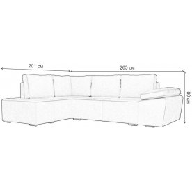 Диван угловой Хьюго левый