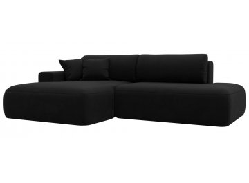 Диван угловой Лига-036 НПБ Модерн черный