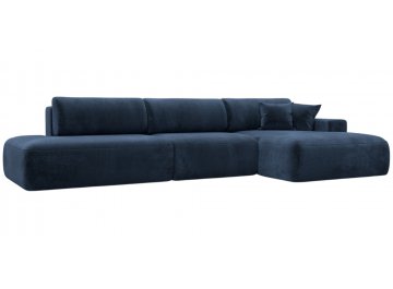 Диван угловой Лига-036 НПБ Модерн Лонг tower 13 синий