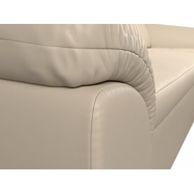 Диван угловой Мисандра правый эко кожа бежевый