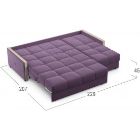 Диван угловой Moon Family 125 с ППУ