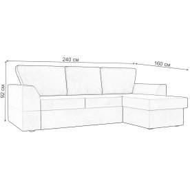 Диван угловой Морган правый