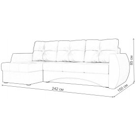 Диван угловой Сатурн левый