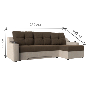 Диван угловой Сенатор