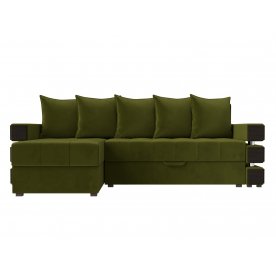 Диван угловой Венеция левый микровельвет