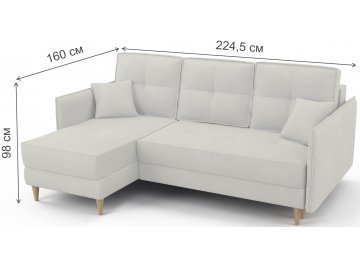 Диван угловой Z3.2 Дрезден левый