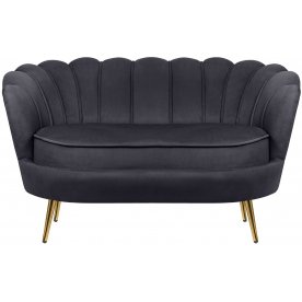 Дизайнерский двухместный диван Pearl Double Black