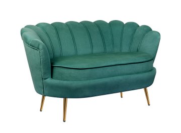 Дизайнерский двухместный диван Pearl Double Green V2