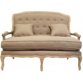 Дизайнерский двухместный диван Yareli Brown