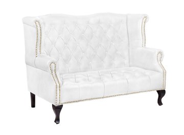 Кожаный дизайнерский диван Royal Sofa White