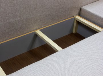 Угловой диван Сеул правый рогожка elegance com beige