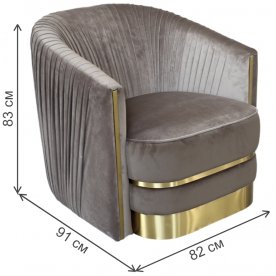 Кресло 87YY-1890-1 BRN