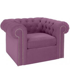 Кресло Chesterfield розовый
