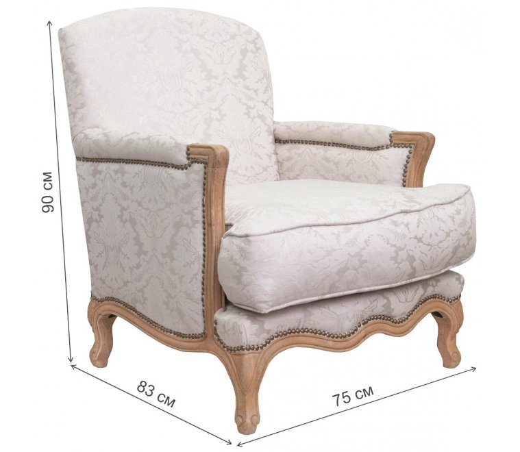 Кресло Mosca CH-299-BP beige print