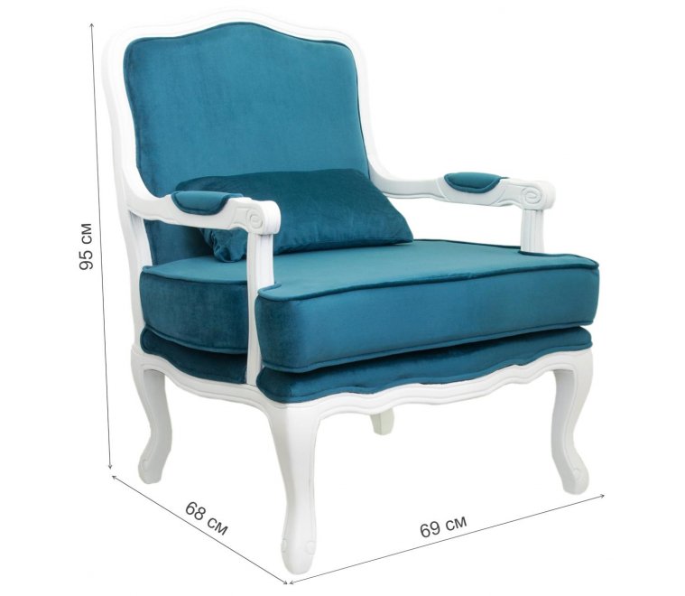 Кресло Nitro 5KS24507-BVW blue / white