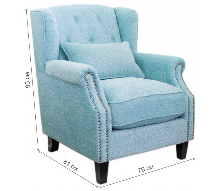 Кресло Scott KS-904-1-B blue