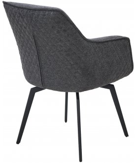 Стул-кресло Renly 180 поворотное brego-16 темно-серый / черный