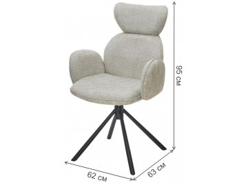 Кресло Vardy 360 поворотное