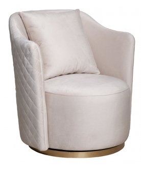 Кресло Verona Basic поворотное бежевый colt 002-beg / золото
