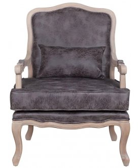 Мягкое полукресло с подлокотниками Nitro Brown V2