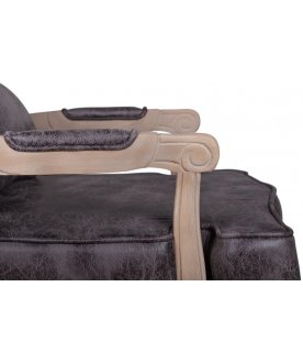 Мягкое полукресло с подлокотниками Nitro Brown V2