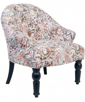 Низкое кресло Desta Orange Flower