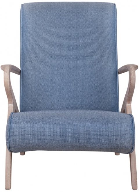 Низкое кресло Fobos blue