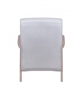 Низкое кресло Fobos light grey